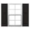 Ekena Millwork Mid-America Vinyl, Standard Size Williamsburg Double Panel Shutters, 21480002, PR 00021480002 - alternate 1
